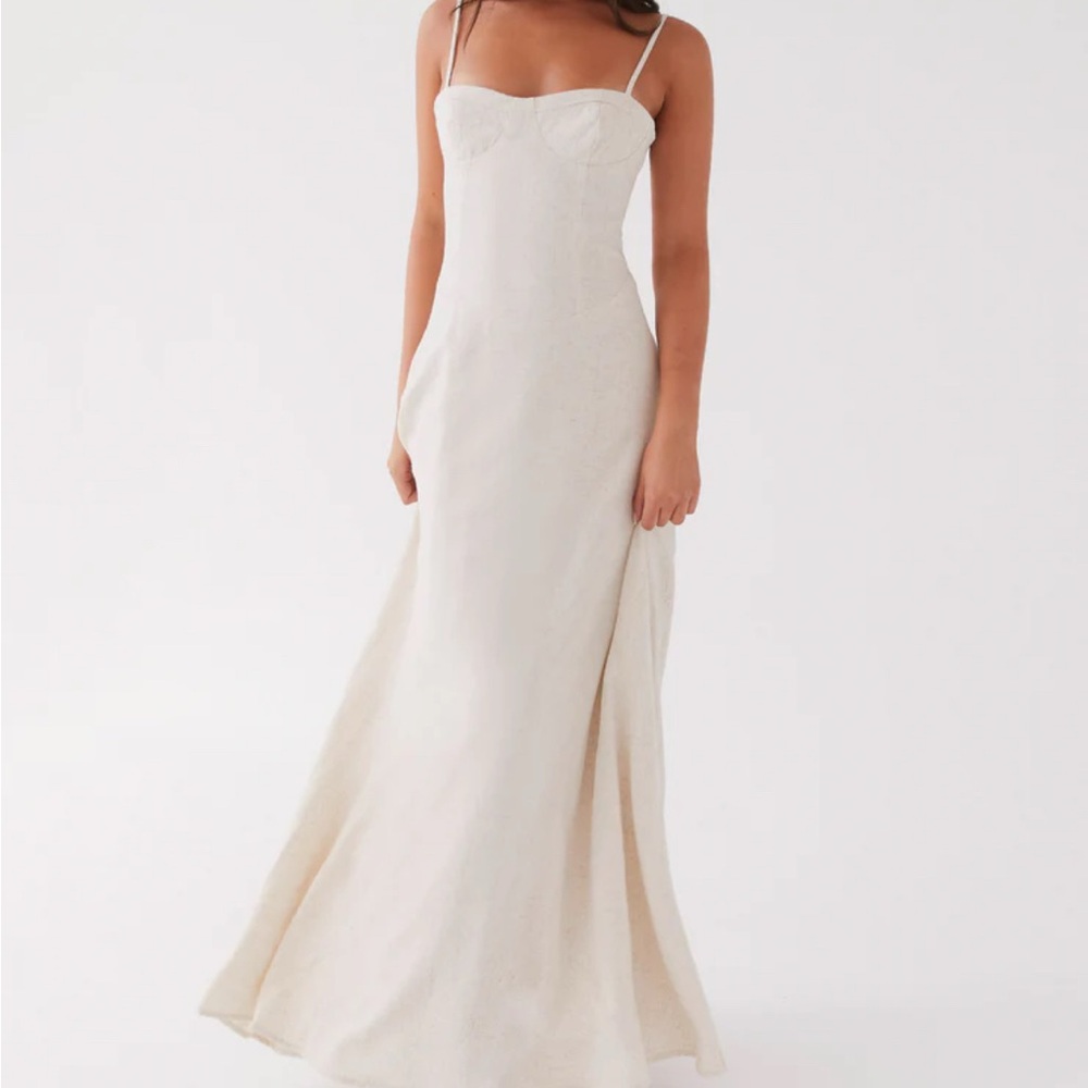 Peppermayo Cream Maxi Dress